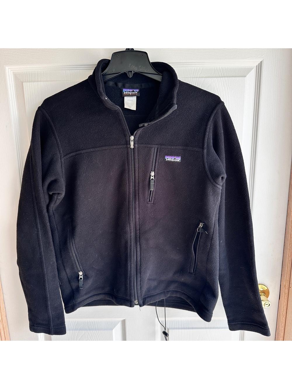 Patagonia Synchilla Men's Medium Black Fleece Jacket